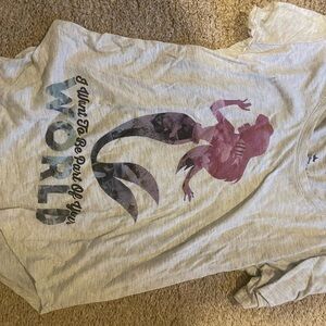 Disney brand little mermaid shirt